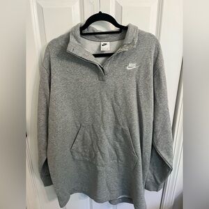 Nike Heather Gray Hoodie